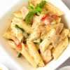 Fettucine crema e funghi